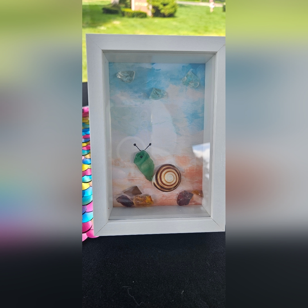 Sea glass art